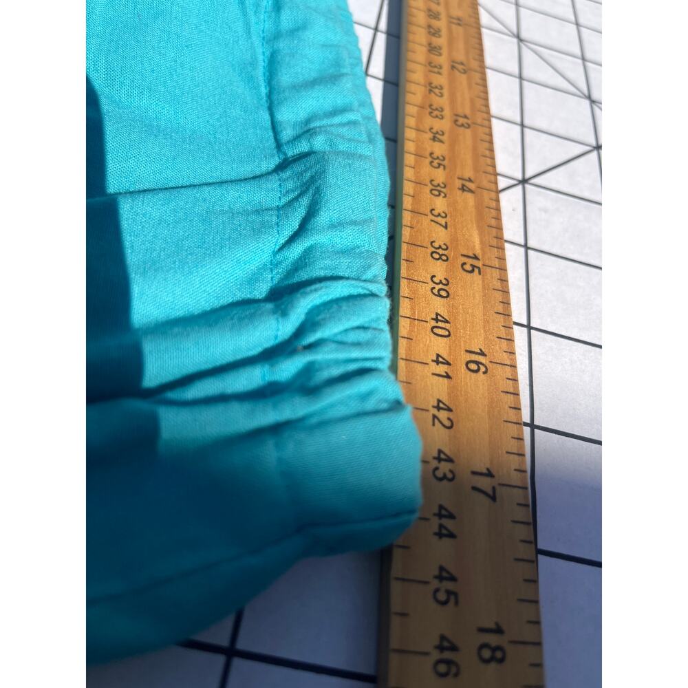 NWT Soft Surroundings Turquoise Maxi Skirt Mirror Embellished Boho Embroider PL - Picture 9 of 9